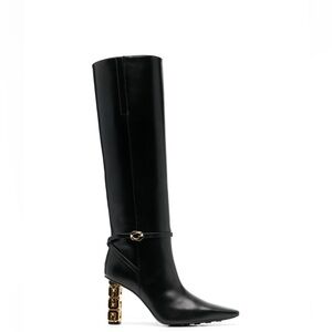 Givenchy G Cube Calfskin Ankle-Buckle Boots